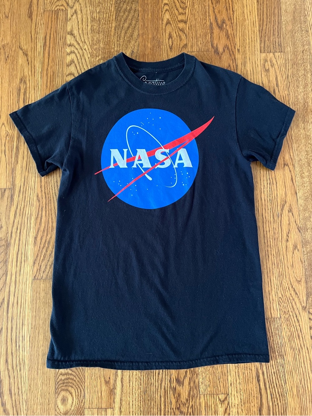 Creative Empire Men’s Small NASA Space Black Shirt Top Tee